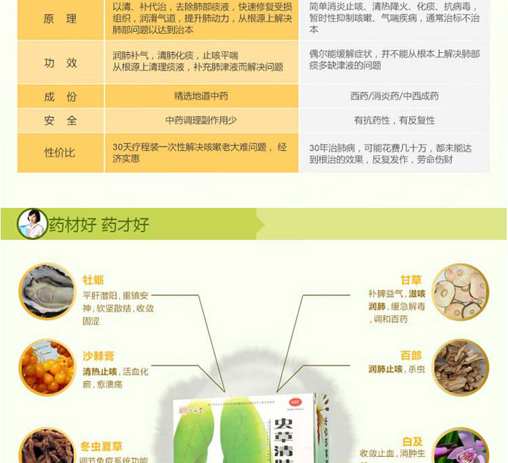 蟲草清肺膠囊