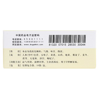 參芪降糖顆粒(魯南)包裝縮略圖3