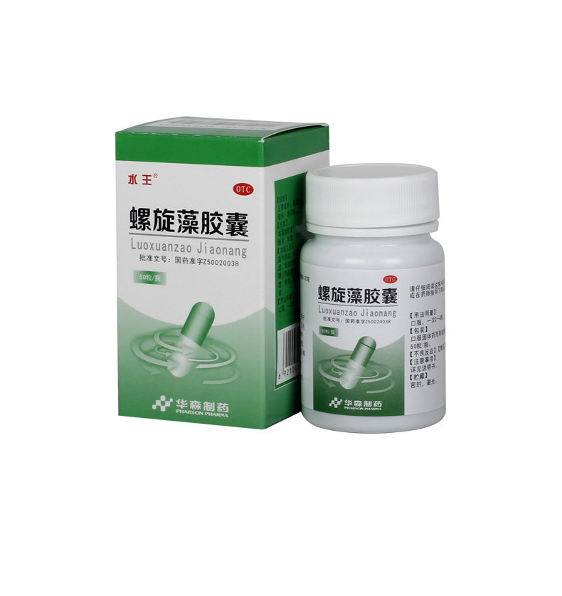 螺旋藻膠囊(水王)