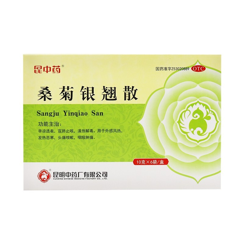桑菊銀翹散(昆中藥)