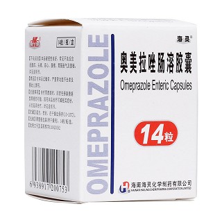 奧美拉唑腸溶膠囊(海靈)